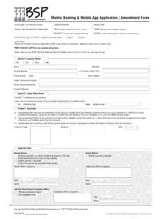 bsp mobile banking application.
